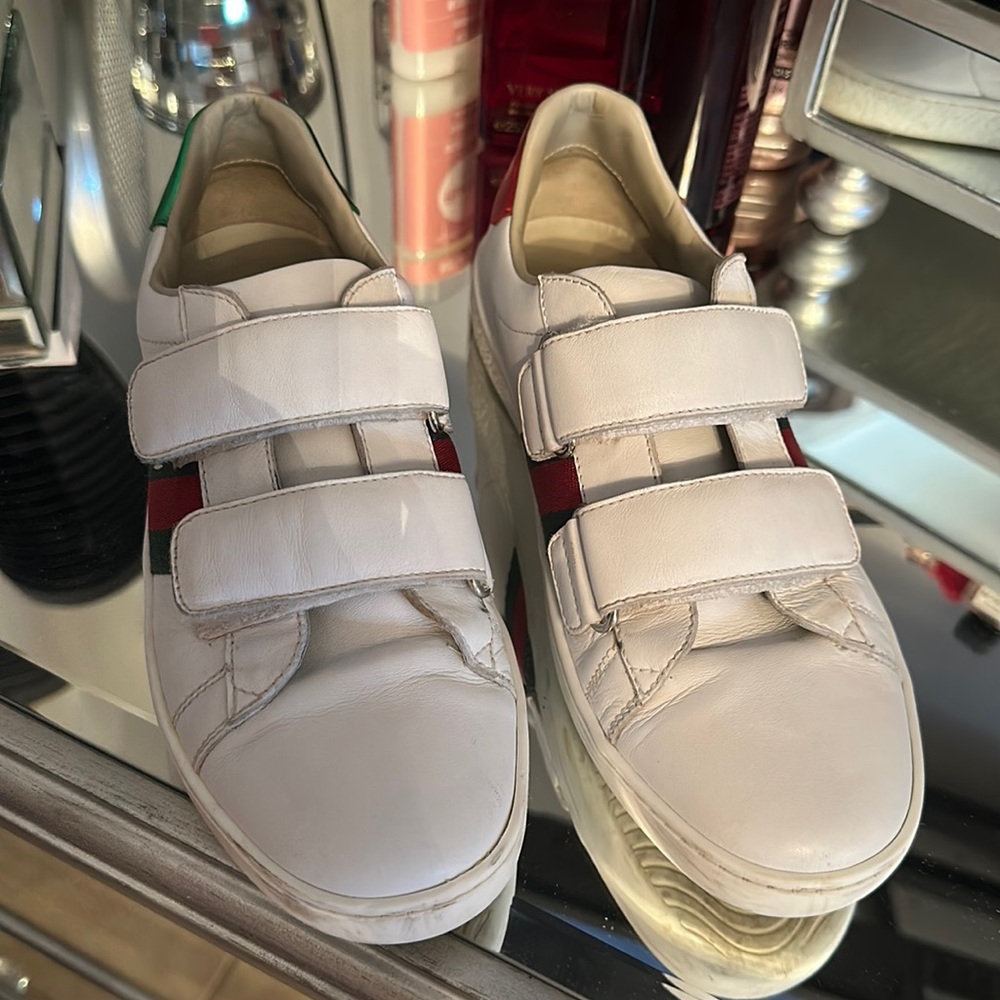 Gucci white Ace sneakers